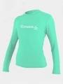 lycra cu maneci lungi pt. femei O'Neill WMS Basic Skins L/S Sun Shirt verde 1