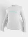 lycra cu maneci lungi pt. femei O'Neill Wms Basic Skins L/S Sun Shirt alb 1