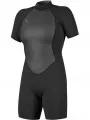 imbracaminte din neopren, cu maneci scurte pt. femei O'Neill Wms Reactor-2 2mm Back Zip S/S Spring negru 1