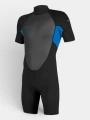 imbracaminte din neopren, cu maneci scurte O'Neill Youth Reactor-2 2MM Back Zip S/S Spring negru 1
