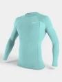 lycra cu maneci lungi pt. barbati O'Neill Basic Skins L/S Rash Guard albastru deschis 1