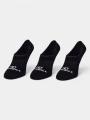 sosete discrete O'Neill O'Neill Women Men Footies 3-Pack negru 1