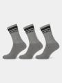 sosete sub glezna O'Neill O'Neill Unisex Sport Socks Stripe 3-Pack gri 1