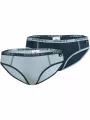 indispensabili pt. femei O'Neill Women Bikini Slip Plain 2-pack albastru deschis 1