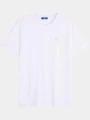 tricou cu maneci scurte pt. barbati TBS Pieretee alb 1