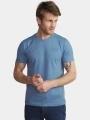 tricou cu maneci scurte pt. barbati TBS Pieretee albastru 1