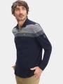 tricou cu maneci lungi pt. barbati TBS Ravelpol albastru inchis 1