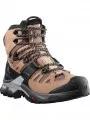 bocanci de drumetie impermeabili pt. femei Salomon Quest 4 Gtx W maro 1