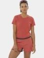 tricou pentru sport, cu maneci scurte pt. femei Salomon Cross Run Ss Tee W rosu 1
