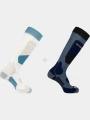 ciorapi de schi Salomon Socks S/AcceSS 2-Pack alb 1