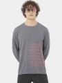 tricou cu maneci lungi, pentru sport pt. barbati Salomon Sense Aero Graphic gri 1