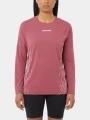 tricou cu maneci lungi, pentru sport pt. femei Salomon Sense Aero LS Tee Gfx W bordo 1