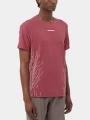 tricou pentru sport, cu maneci scurte pt. barbati Salomon Sense Aero SS Tee Gfx M bordo 1