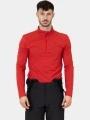 pulover polar pt. barbati Schöffel Longsleeve Fiss M rosu 1