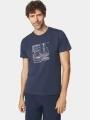 tricou cu maneci scurte pt. barbati TBS Stanytee albastru inchis 1