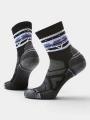 ciorapi pentru drumetii pt. femei Smartwool Women's Hike Light Cushion Zig Zag Valley Mid Crew Socks negru 1