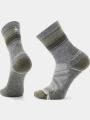 ciorapi pentru drumetii Smartwool Hike Light Cushion Striped Mid Crew Socks oliv 1
