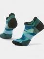 ciorapi sport pt. femei Smartwool Women's Run Targeted Cushion Brushed Print Low Ankle Socks albastru 1