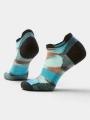 ciorapi sport pt. femei Smartwool Women's Run Targeted Cushion Brushed Print Low Ankle Socks albastru 1
