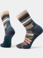ciorapi pentru drumetii Smartwool Hike Light Cushion Panorama Crew Socks albastru inchis 1