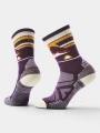 ciorapi pentru drumetii pt. femei Smartwool Women's Hike Light Cushion Mountain Moon Crew Socks violet 1