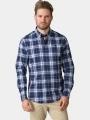 camasa cu maneci lungi pt. barbati Timberland Poplin Check Shirt (Regular) albastru 1