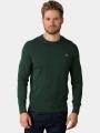pulover tricotat pt. barbati Timberland Williams River Cotton Crew Neck Sweate verde inchis 1