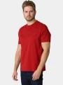 tricou cu maneci scurte pt. barbati Timberland Established 1973 SS Embroidered Tee bordo 1