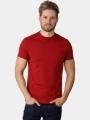 tricou cu maneci scurte pt. barbati Timberland Dunstan River SS Tee (Slim) bordo 1