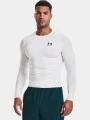 tricou cu maneci lungi, pentru sport pt. barbati Under Armour UA HG Armour Comp LS alb 1