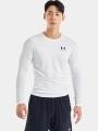 tricou cu maneci lungi, pentru sport pt. barbati Under Armour UA HG Armour Comp LS alb 1