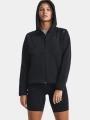 pulover cu gluga pt. femei Under Armour Unstoppable Fleece FZ negru 1