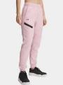 pantaloni de sport pt. femei Under Armour Unstoppable FLC Jogger roz 1