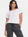 tricou cu maneci scurte pt. femei Under Armour UA Rival Core SS alb 1