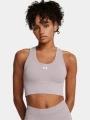 sutien pentru sport pt. femei Under Armour Vanish Seamless Mid Bra gri 1