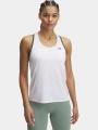 tricou de sport fara maneci pt. femei Under Armour Tech Knockout Tank alb 1