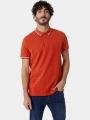 tricou cu guler pt. barbati TBS Yvanepol rosu 1